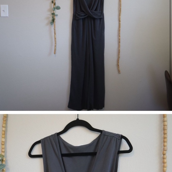 Fabletics Cristyn Wide-Leg Jumpsuit Gray Size XL - Picture 2 of 10